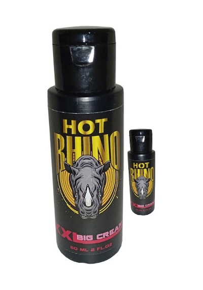 Hot Rhino Xxxl 60 Ml 2 Adet Erkeğe Hacim Katılık Zaman Masaj Kremi
