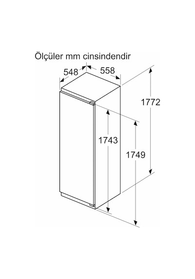 Siemens KI82LADD0 Ankastre Buzdolabı Derin Donduruculu
