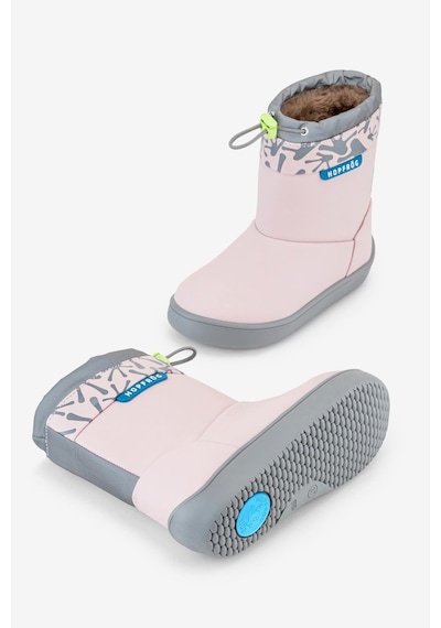Hopfrög Rain Boots Süper Mat Pembe Suya Ve Soğuğa Dayanıklı Barefoot Çocuk Botu Pembe