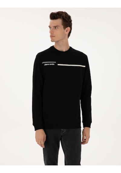 Pierre Cardin Erkek Siyah Sweatshirt 50317675-vr046 Siyah