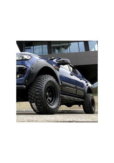 Ford Ranger T6 T7 T8 2012-2022 Kapı Kaplama Seti Yan Kapı Koruma Mat Siyah