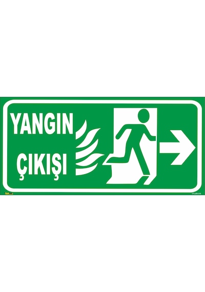 YANGIN ÇIKIŞI (SAĞ YÖN) LEVHASI