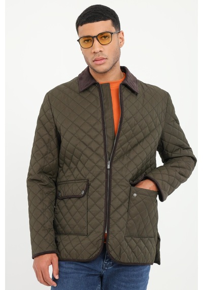 Dufy Erkek Slim Fit Haki Mont-18161