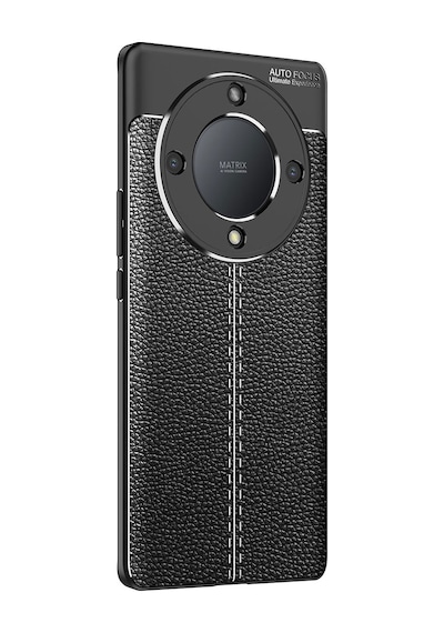 Zore Huawei Honor X 9a Kılıf Omsy Niss Silikon Kapak - Siyah