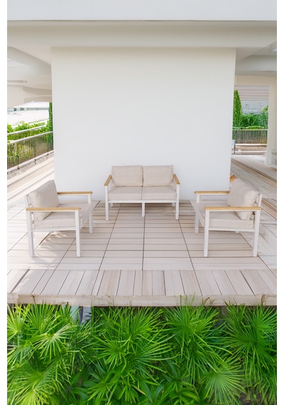 Neokas Balkon Mobilyası, 1 + 1 + 2 Bahçe Takımı, Kafe Koltuğu, Bekleme Alanı Koltuğu, Beyaz Neokas Balkon Mobilyası, 1 + 1 + 2 Bahçe Takımı, Kafe Koltuğu, Bekleme Alanı Koltuğu, Beyaz