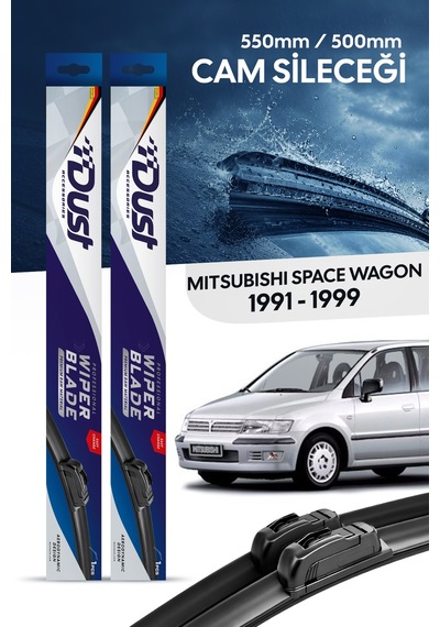 Mitsubishi Space Wagon Silecek Takımı 1991-1999 Uyumlu 550mm/500mm