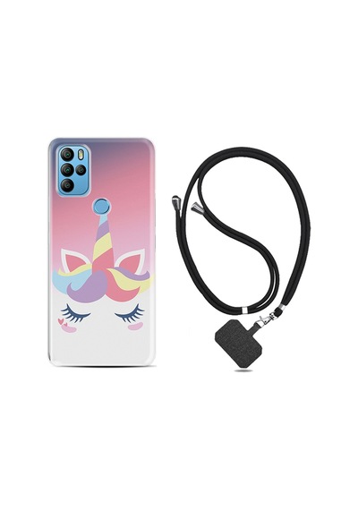 General Mobile Gm21 Pro Kılıf Boyun Askılı Sweety Unicorn 1737