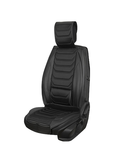 Peugeot 306 Uyumlu Lüx Deri Oto Koltuk Kılıfı Ön/arka Set Siyah Fs