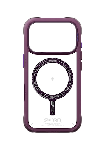 Apple Uyumlu iPhone 18 Pro Max Uyumlu Kılıf M-safe Şarj Özellikli Airbag Tasarımlı Skinarma Avion Kapak Bordo