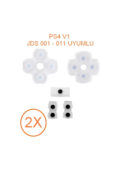 Ps4 V1 Jds 001 011 Kollar İle Uyumlu İç Lastik Takımı 2 Adet