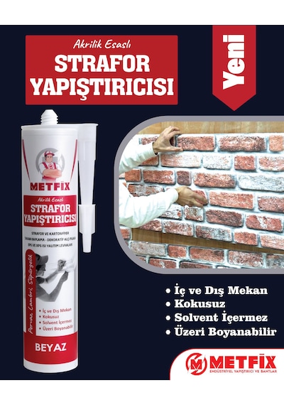 Metfix Strafor Yapıştırıcı 310ml / 480gr