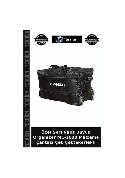 Özel Seri Valiz Büyük Organizer Mc-2000 Malzeme Çantası Çek Çektekerlekli