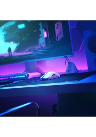 Model O Minus Gaming Mouse Mat -beyaz Diğer
