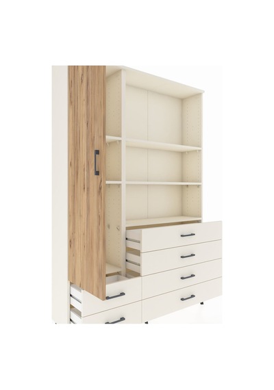 Arges Dolap 7 Raflı 6 Çekmeceli Tek Kapaklı 132x30x195 Aytaş... Aytaşı Arges Dolap 7 Raflı 6 Çekmeceli Tek Kapaklı 132x30x195 Aytaş... Aytaşı