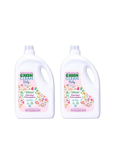 U Green Clean Baby Organik Lavanta Yağlı Bitkisel Çamaşır Yumuşatıcı 2 x 2750 ML