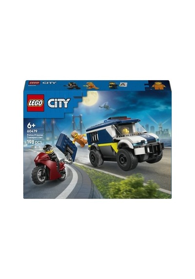 Lego 6 Yaş Ve Üzeri Çocuklar İçin Polis Mahkum Nakliye Aracı Oyuncak Seti