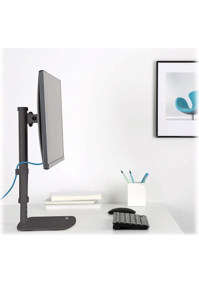Yükseklik Ayarlı 36-54 Cm Tekli Monitör Standı 17 -27 Vesa 75x75 / 100x100 Masaüstü