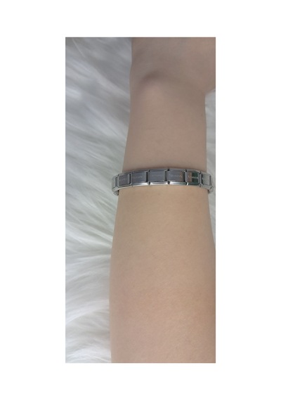 Çelik Charm Silver Bileklik Silver