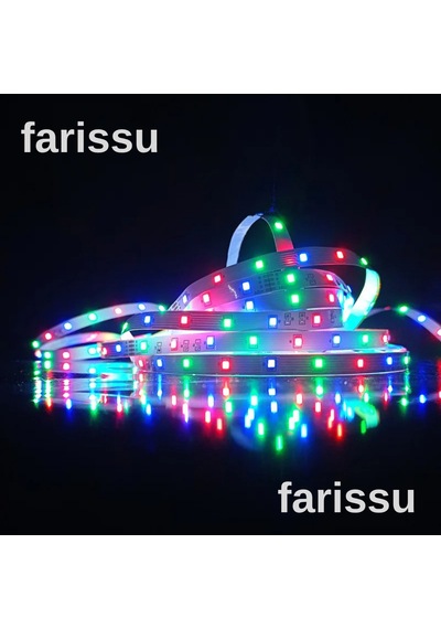 5 Metre 12 Renkli Led Şerit Işık Esnek Dekoratif Aydınlatma Uzaktan Kumandalı Enerji Tasarruflu Çok Renkli