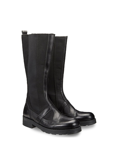 Çizme Kadın Oxw002600 Oxs Frank 0026 Boot D Nylon/leather Black Siyah