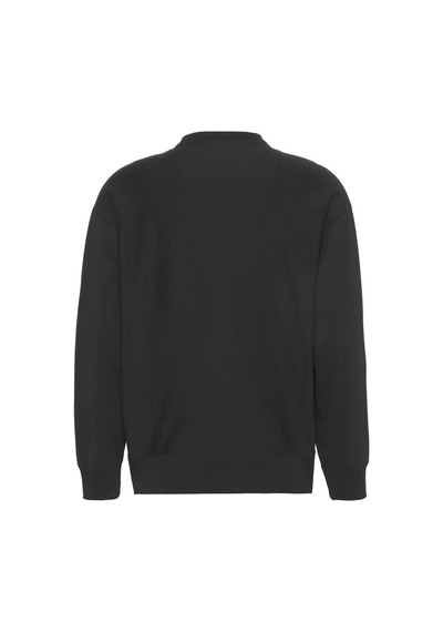Calvin Klein Ls Premıum Terry Monologo Cn Swt-10240 Black