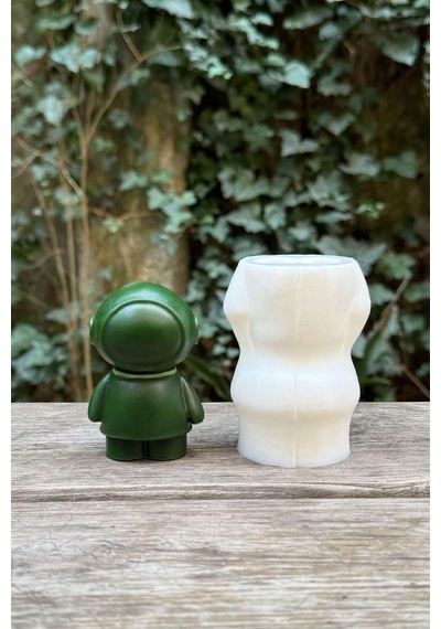 Rufus Concept Astronot 3d Tekli Mum Kalıbı Silikon