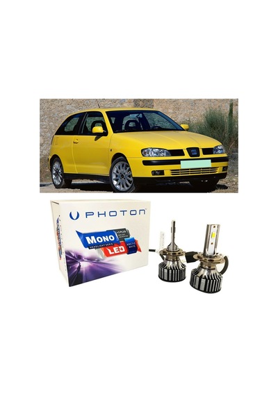 Seat İbiza Led Xenon Kısa Far Ampulü H7 Mono Yeni Seri Beyaz 1999-2003