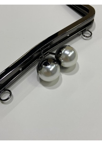 Karantuhafiye Çanta Ve Cüzdan Klipsi Burs Incili Model 20 Cm Antrasit Antrasit