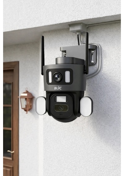 Blic Blm-81 Çift Lensli 6mp Wi-fi Ptz Akıllı Ip Kamera - Hareket Takibi Ve Gece Görüşlü