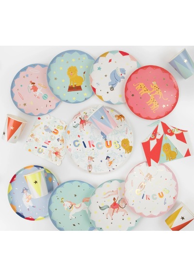 Meri Meri - Circus Party Bags - Sirk Parti Çantaları 8'li Tüm Yaşlar