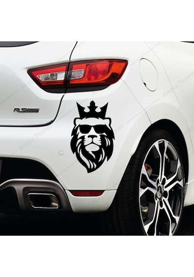 Aslan Kral Sticker Aslan Sticker Aslan Oto Sticker Araba Sticker