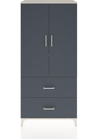 Hyperion Dolap 2 Raflı 2 Çekmeceli 2 Kapaklı 88x44x195 Aytaşı... Aytaşı