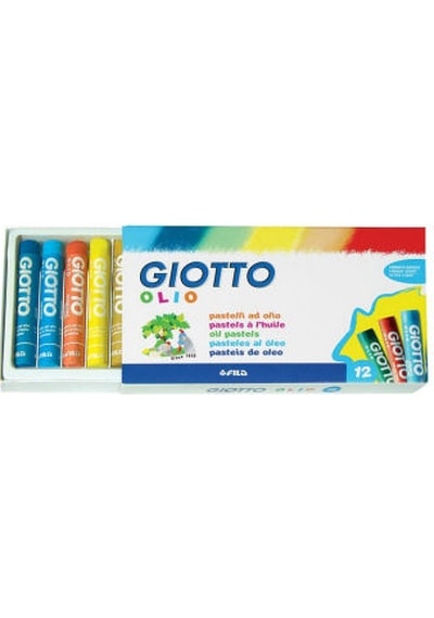 Giotto Olio - Yağlı Pastel Silindir 12 Renk N11.2885