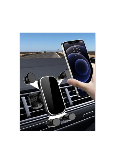 Araç İçi Ahtapot Telefon Tutucu Yatay Dikey Kullanılabilir Havalandırmaya Takılan Car Holder Tutucu Siyah