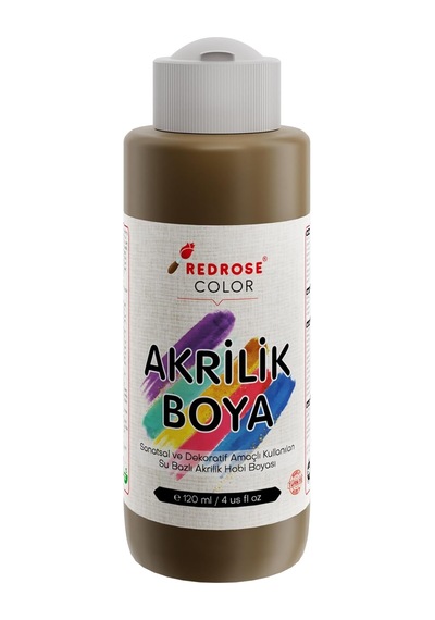 Açık Kahverengi Akrilik Boya 120ml