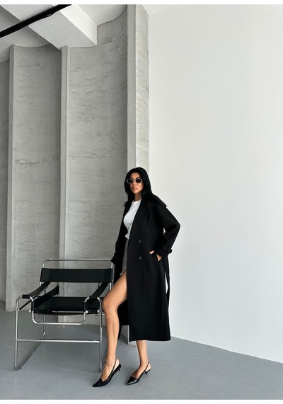 Candybia Laura Kuşaklı Yeni Sezon Astarlı Premium Kalite Rahat Kalıp Kadın Kaşe Kaban Mont Siyah Siyah Candybia Laura Kuşaklı Yeni Sezon Astarlı Premium Kalite Rahat Kalıp Kadın Kaşe Kaban Mont Siyah Siyah