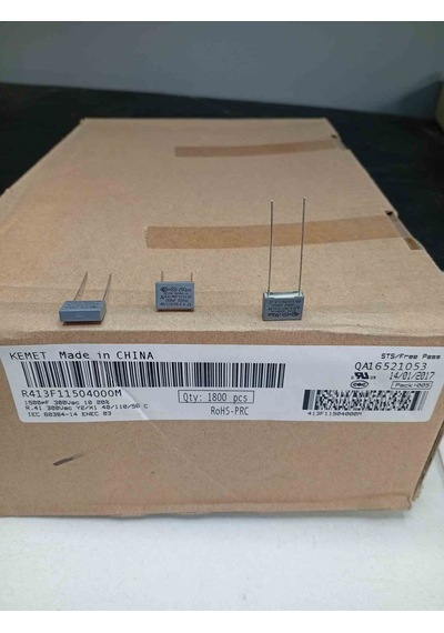 R413f11504000m 1.5nf 300vac 10mm Polyester Kondansatör 100 Adet