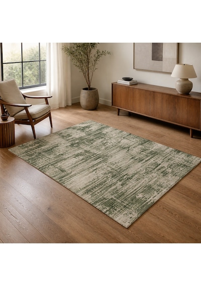 Kartela Halı Riva Halı Kaymaz Taban Makinede Yıkanabilir Halı Adaçayı Yeşili - 200 X 300 Cm