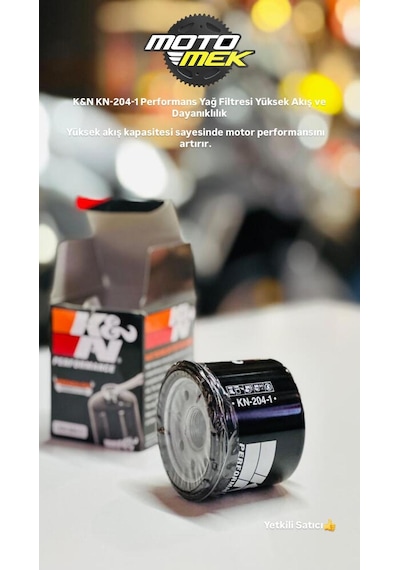 K&n Kn Performance Kn-204 Performans Yağ Filtresi Yüksek Akış Ve Dayanıklılık