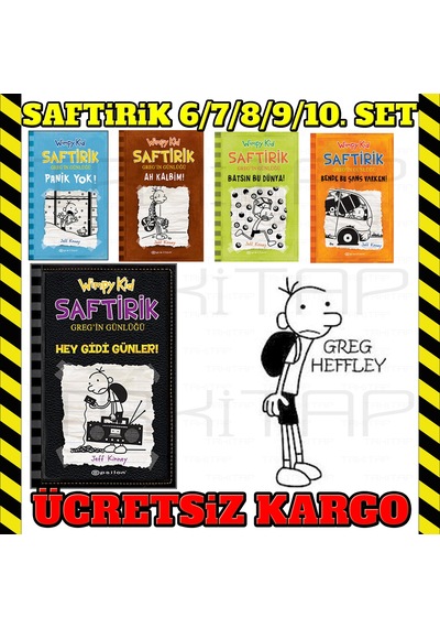 Epsilon Yayınları Saftirik Greg Serisi 6 7 8 9 10 Set 5 Kitap