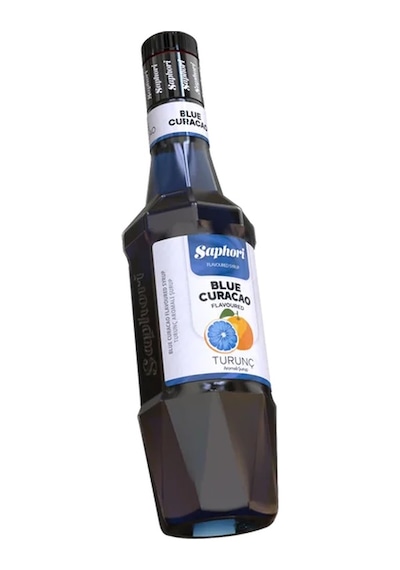 Saphori Turunç - Blue Curaçao Aromalı Kokteyl Şurubu 700 Ml