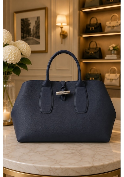 Longchamp Kadın El Çantası 10059 Hpn Lacivert