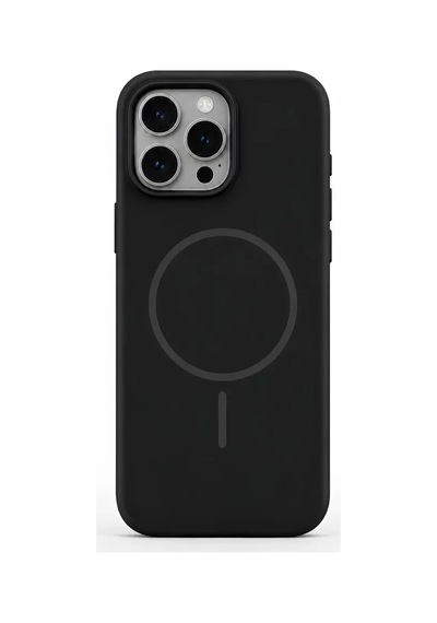 iPhone Uyumlu 15 Pro Max Aura Akıllı Magsafe Animasyonlu Silikon Kılıf Siyah