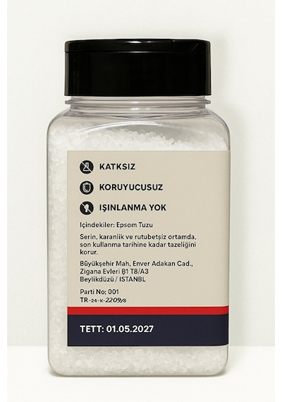 İngiliz Tuzu Epsom Tuzu 130 Gr