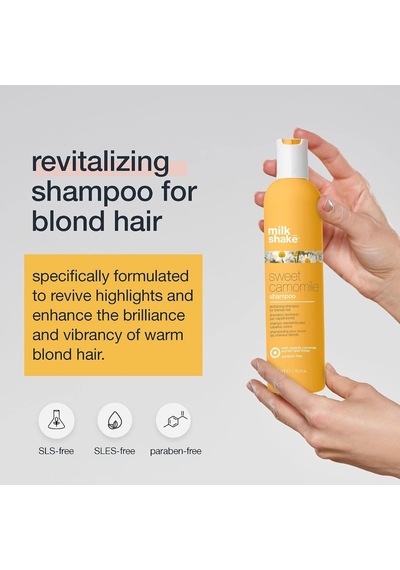 Milk Shake Sweet Camomile Shampoo - Sarı Saçlar İçin Bakım Şampuanı 300ml