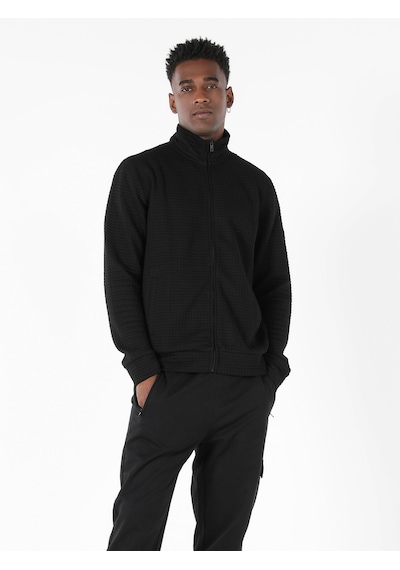 Colin's Slim Fit Dar Kesim Siyah Erkek Ceket CL1057269_Q1.V2_BLK