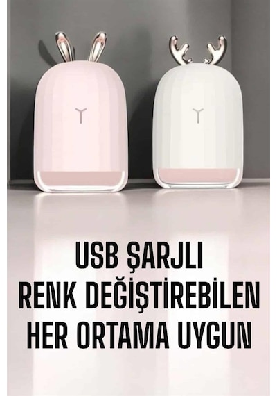 Hava Nemlendirici Aromaterapi Hava Temizleyici Semeglbl - 62 Renk Değiştirebilen