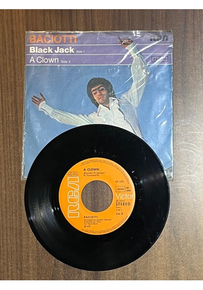 Baciotti - Black Jack / A Clown , 7'' Single