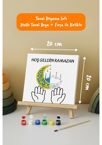 Ramazan Eğitici Boyama Seti Hoş Geldin Ramazan Şövaleli