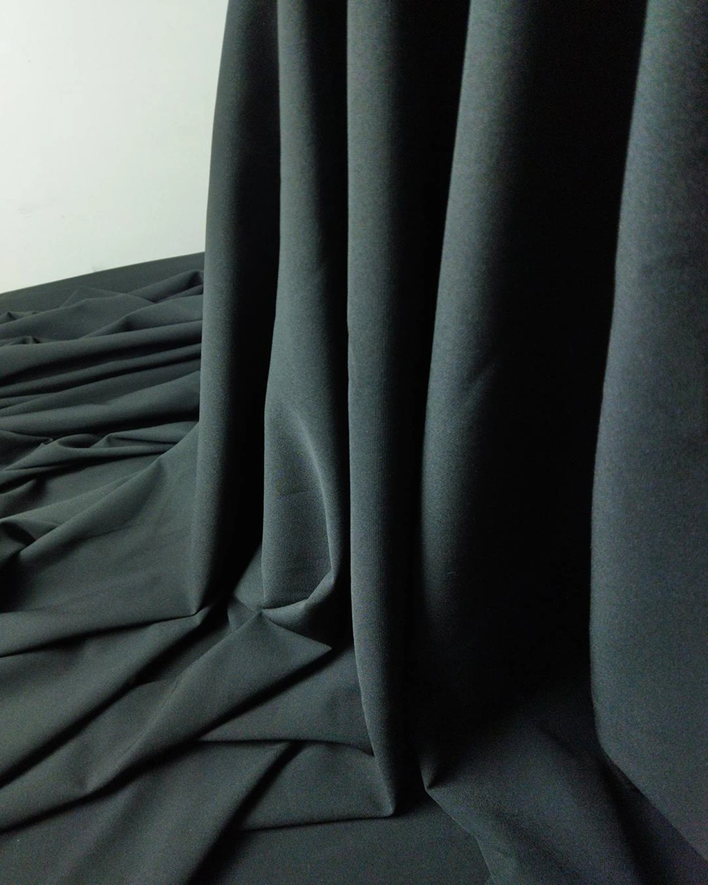 Hafif Esnek Krep Siyah Renkte En 135 Cm X Boy 240 Cm -3082